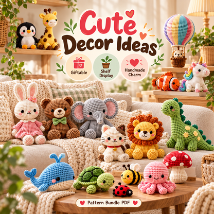 10,000+ Amigurumi Animal Crochet Patterns Bundle PDF | Cute Crochet Animals Collection | Beginner Friendly | Instant Digital Download